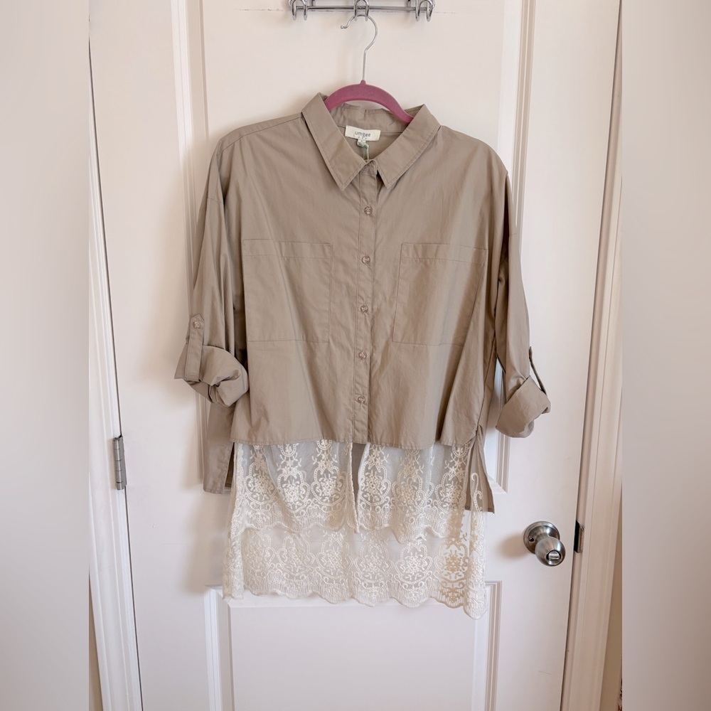 Umgee laced shirt size s